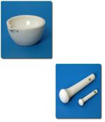 Porcelaine Mortier maill et pilon standard