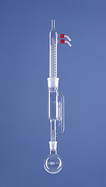 Soxhlet Extractors with flasks, extractor and condenser