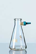 DURAN filtering flask with KECK assembly set Erlenmeyer shape