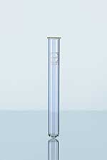 Fiolax borosilicate test tube with beaded rim