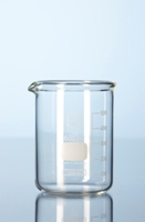 DURAN beaker, Super Duty, low form, with spout, with reinforced rim