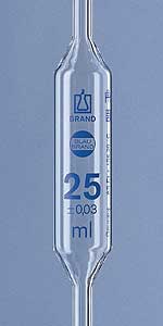 Bulb pipettes, 2 marks, BLAUBRAND, class AS, conformity certified