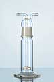 DURAN gas washing bottle head with filter disk, with standard ground joint