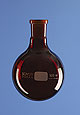 Round-bottom Flasks with Conical Joint, Amber