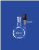 Nitrogen round-bottom flasks with PTFE needle-valve stopcock