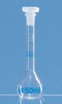 Volumetric flasks with 3 marks, DKD-calibrated BLAUBRAND®, class A, conformity certified