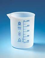 Beakers ETFE, low form