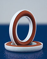 Sealing rings for polished spherical joints (silicone+PTFE)